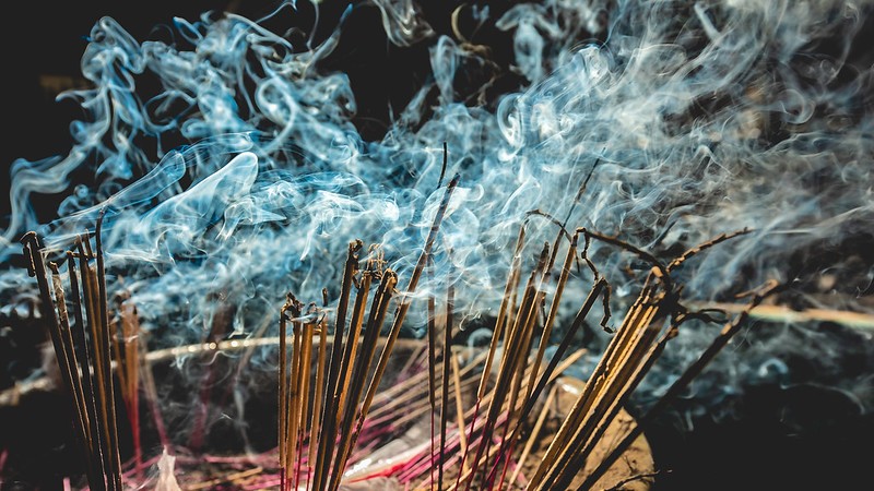 Spiritual incense are like chalk