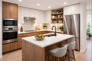 Modern L-Shaped Kitchen Designs for Apartments